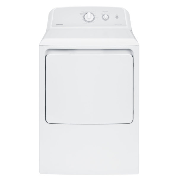Hotpoint 6.2 Cu. Ft. Gas Dryer with Reversible Door in White & Reviews